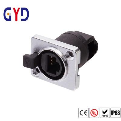 Κίνα Θηλυκός συνδετήρας αδιάβροχο Ethernet Jack PVC TPE IP69 Rj45 προς πώληση