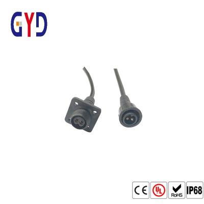 China Ensancha el tipo 3 Pin Waterproof Panel Mount Connector hembra-varón en venta