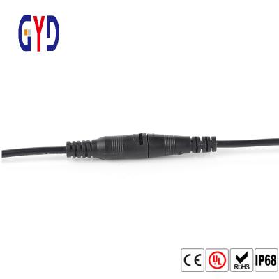 China Rubber Nylon IP67 Waterdichte de Draadschakelaar gelijkstroom Jack Plug van pvc Te koop