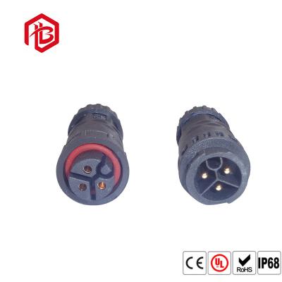 China IP68 3Pins maakt het Cirkel Rubbernylon van Schakelaar Vrouwelijke Mannelijke pvc voor LEIDENE Verlichting waterdicht Te koop