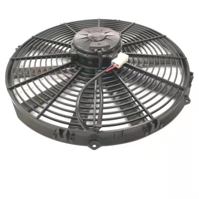 China steel & Qoriginal plastic Spal 24V 16 inch axial condenser fan VA18-BP70/LL-86S for construction machinery hydraulic oil heat dissipation for sale