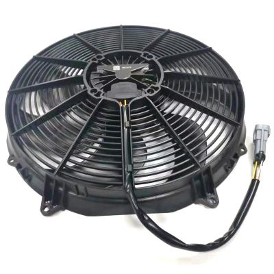 China steel & original Spal high performance plastic brushless axial fans VA91-BBL341P/N-65A for bus/truck/construction vehicle radiator cooling for sale