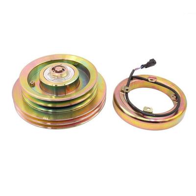 China Compressor clutch magnetic pulley 210*260 steel compressor clutch for FKX40 and 4NFCY compressor 24V bus for sale