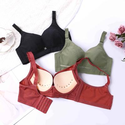 China Free Sample Ladies XL Underwear QUICK DRY Thin Cup Push Up Women Soft Seamless Invisible Seamless Bra for sale