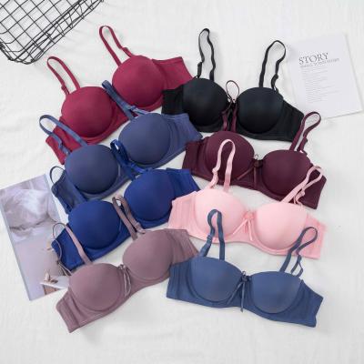 China Women QUICK DRY Underwear Plus Full Cup Size Wire Back Closure Free Bra for sale