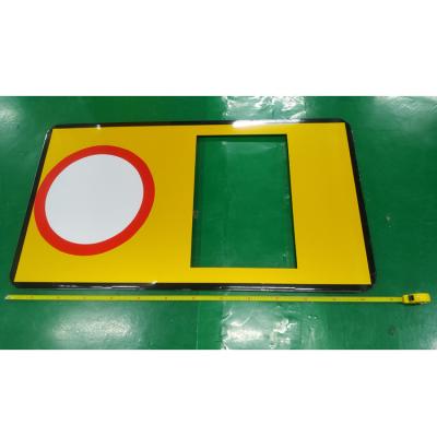 China Aluminum Alloy Panel Traffic Speedometer Sign Speedometer Sign Front Limit LED Sign for sale