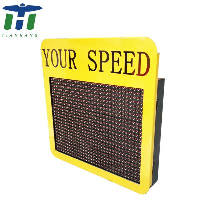 China Road Safety Solar Induction LED Speed ​​Limit Your Speed ​​Radar Signs Meter 510*380 Or Customized for sale