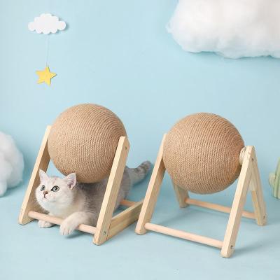 China Wholesale High Quality Cat Scratcher Ball From China Cat Scratcher Toy Eco Sisal Viable Fast Delivery for sale