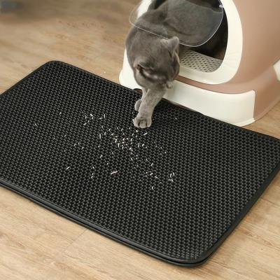 China Double Layer Waterproof Eva Litter Cat Mat Pads Cleaning For Cats House Clean Super Light Easy To Carry Smooth Surface for sale