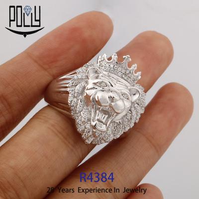 China Wholesale High Quality Hip Hop Men's Hip Hop Ring Jewelry Iced Out Men's Hip Hop Ring Jewelry Silver On Stock for sale