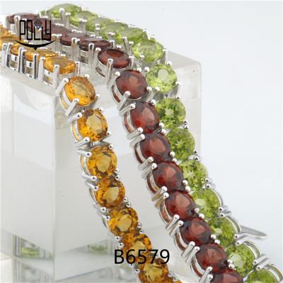 China New Arrival Women Silver High Quality 925 Silver Bracelet Tennis Chains for sale