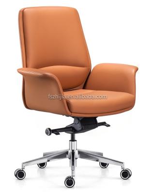 China Comfortable (Height) Office Chair PU Leather Adjustable Arm Computer Chairs Office Chairs Executive for sale