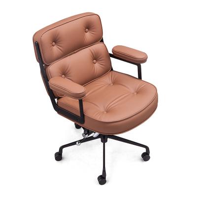 China Leather Adjustable (Height) Floor Gaming Chair High Quality Adjustable Computer Desk Chair With Wheels Modern Office Chair for sale