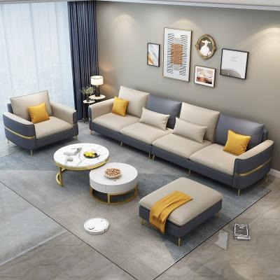 China The Other Nordic Concubine Combination Living Room Apartment Sofa Light Luxury Minimalist Small Modern Simple Technology Fabric Lat for sale