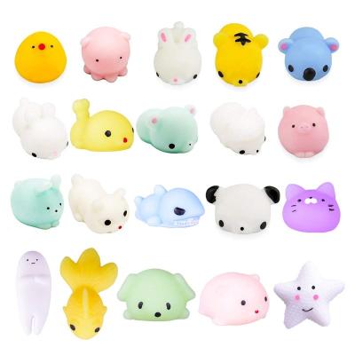 China Plastic popular soft squishy squishy mochi stabilization annealing penis silicone Chirstmas toys animal toys Squeeze plastic for sale