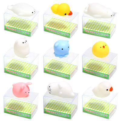 China Mini Cute Soft Squishies Slow Rising Mochi Squishy Toy Squeeze Stretchy Animal Seals Over 100 Styles for sale