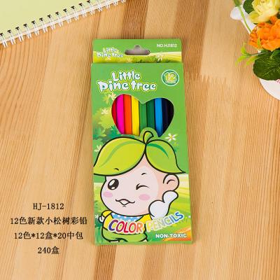 China Student Drawing Pencil 3.0 Oily Colored Intermediate-core Pencil Color Box can be customized with guest style 7 inch colored lead art painting. for sale