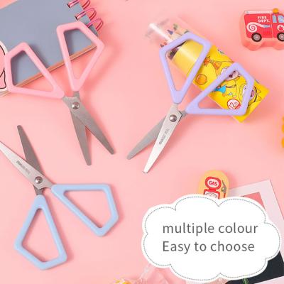 China Ergonomic Design Safe Cuts Kids Scissors Hair Scissors Stainless Steel Scissors Grade for sale