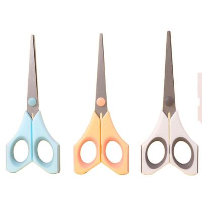 China ABS Resin Ergonomic Design Stainless Steel Scissors Hair Scissors Guangdong Material Office Supplies for sale