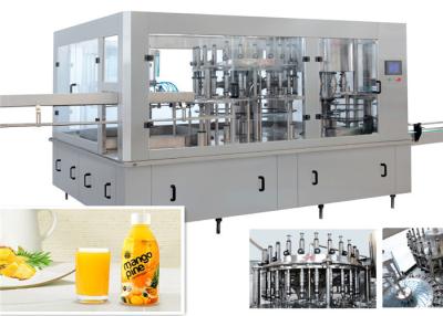 China Máquina de rellenar líquida conducida eléctrica de Monoblock/equipo embotellador del jugo del mango en venta