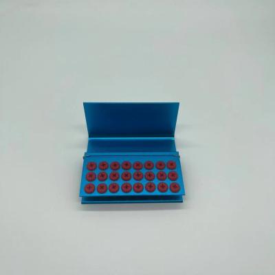 China LYU008125-3 24holes Dental Regional Desktop Aluminum Holder Suitable For Handpiece for sale