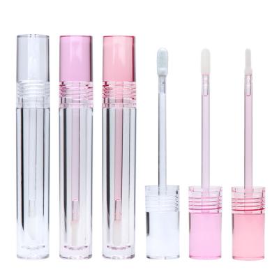 China Wholesale Custom Magic Wand Logo PETG Lip Tubes Private Label Lip Gloss Empty Clear Tube Gloss Cosmetic for sale