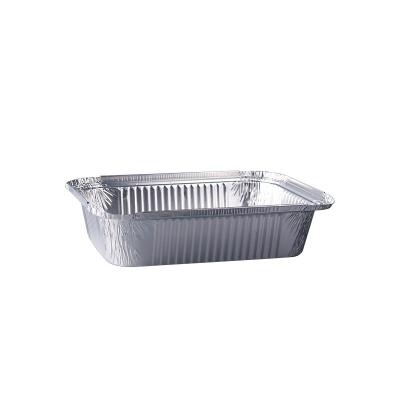 China Food Grade Food Grade Square E Packing Storage and Delivery Lunch Box Bowls with Aluminum Foil Trays with Lids Food Packing Foil Containers for sale