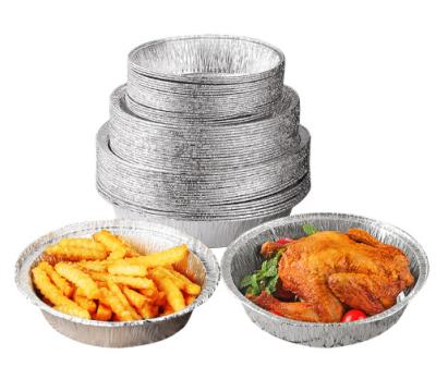 China Food Packaging Aluminum Foil Containers Disposable Packaging Tray for sale