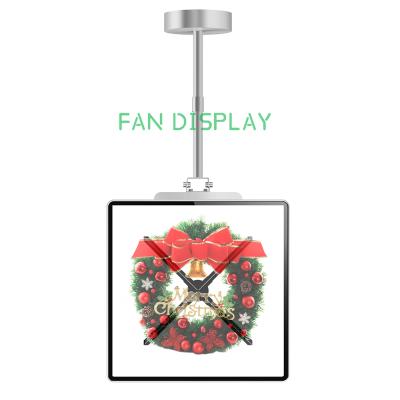 China ABS+PC/SECC ABS+PC/SECC 3D Advertising Players Advertising Machine 3D Holographic Led Fan Show 3D Hologram Fan for sale