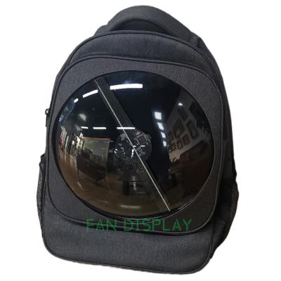 China 3d buildings holographic display led fan for portable use 3d machine screen advertising holographic backpack for sale