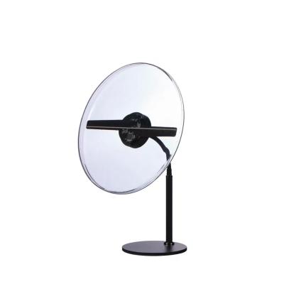 China Inside Portable Mini Size 3d Hologram Show LED Holographic Fan Mobile Advertising Display For Promotion Advertisizement for sale