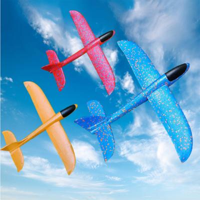 China RC Model Hot New RC Hand-throwers Foam Glider Color Foam Spinning Planes for sale