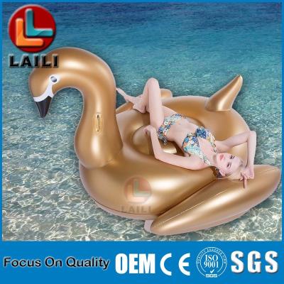 China airtight golden swan airtight inflatable/inflatable toy/giant inflatable swan for sale