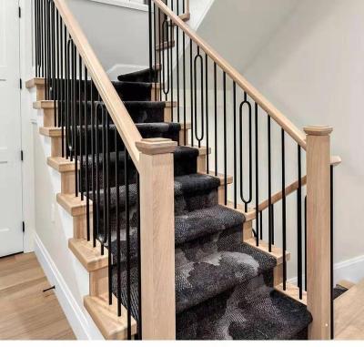 China Modern Home Decoration Stairs Indoor Stair Shafts Hollow Iron Baskets Metal Hinge Balusters Steel Tubes / Pipes Forging Or Casting Accessories for sale