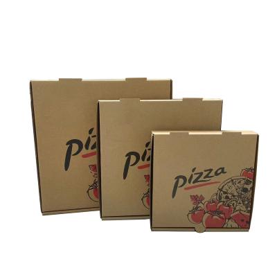 China Manufacturer Custom Recyclable Pizza Cardboard Box Various Sizes Printed Pizza Box for sale