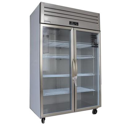 China Single-Temperature Cake Fish Ice Cream Display Freezer With Two Three Glass Door for sale