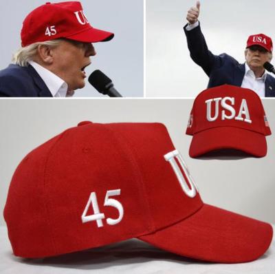 China USA JOINT Trump Hat Republican Fit Baseball Caps With American Flag Patriots Trump Hats To President for sale