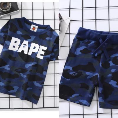 China Custom Wholesale Qy Design Autumn New Casual Pants Camouflage Casual Boys Kids Clothing Set for sale