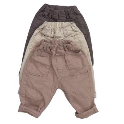 China Wholesale Boys And Girls Pants Fade Proof Qy Fashion Color Cotton Toddler Baby Male Factory Casual Loose Pants Childrenwear for sale