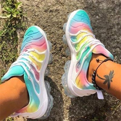 China New autumn color casual shoes women's sports light shoes, light and comfortable for sale