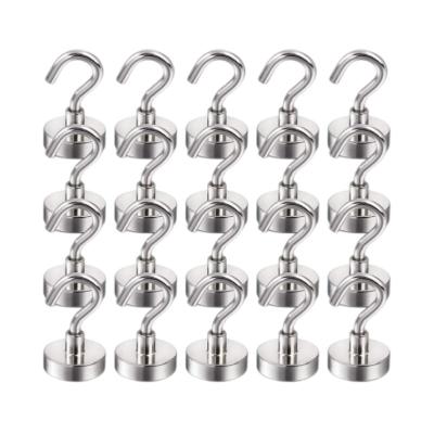 China Environmental friendly heavy duty neodymium tohoer 100lb super strong magnetic hooks heavy duty for sale