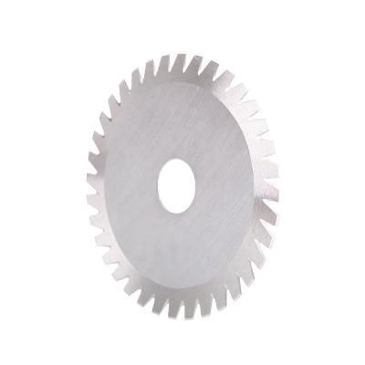 China Hotels High Efficiency Circular Serrated Rubber Blade Cutting Tooth Cut Blade for sale