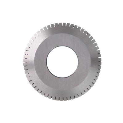 China Garment shops cloth cutting dotted line circular serrated knife dotted line broken point serrated knife for sale