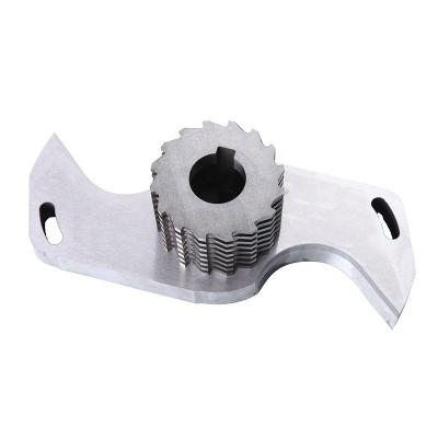 China Factory Shredder Blade Pineapple Shape Low Speed ​​Plastic Blade for sale