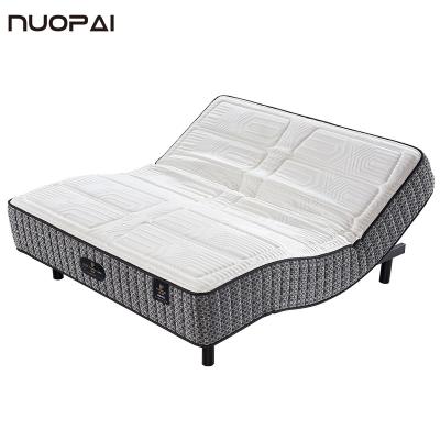 China Convertible Electric Adjustable Mattress Gel Foldable Memory Foam Heath Technology Roll To Box Bedroom Mattress for sale