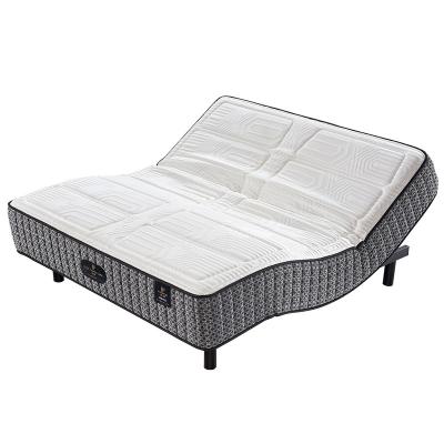 China 100% Topper Adjustable Soft Foam Mattress Convertible Breathable Pocket Springs Customized Brand Mattress Bedroom for sale