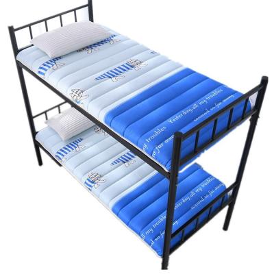 China Online Sales Cheap Washable Mattress Topper Polyester Filling Bunk Bed School Dormitory Foldable For Student Kid for sale