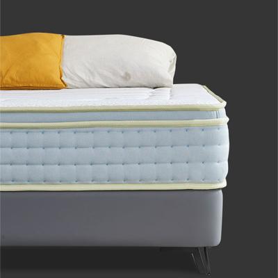 China Foldable Bedroom Furniture CFR1633, BS7177 Rolled Packing Pocket Spring Latex Mattress With Memory Foam for sale