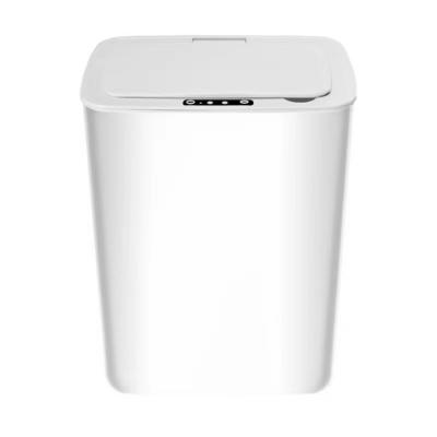 China Viable wholesale smart sensor touchless plastic trash can for bathroom for sale