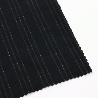 China High-stretch recycle polyester spandex checkered fabric for sportswear for sale